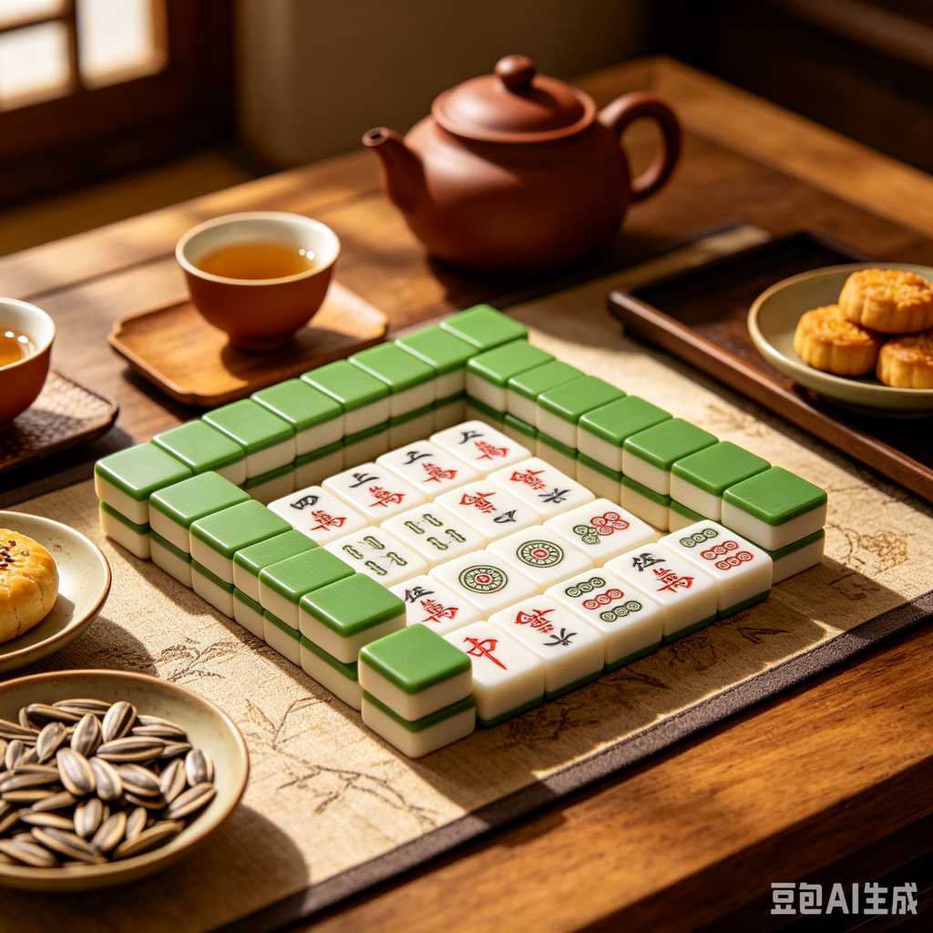 traditional color mahjong set